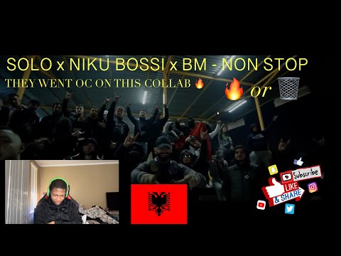 Albanian Drill Reaction SOLO x NIKU BOSSI x BM - NON STOP (prod. ARLENN) | LMERicoTv Reaction