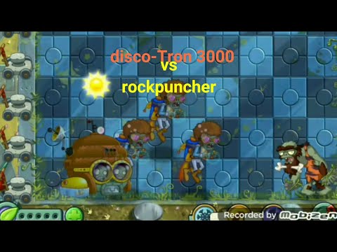 pvz2 disco-Tron 3000 vs Jurassic Rockpuncher