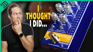 Video thumbnail for Do You REALLY Understand Compressors? | Empress Compressor MkII | Gear Corner by Kris Barocsi