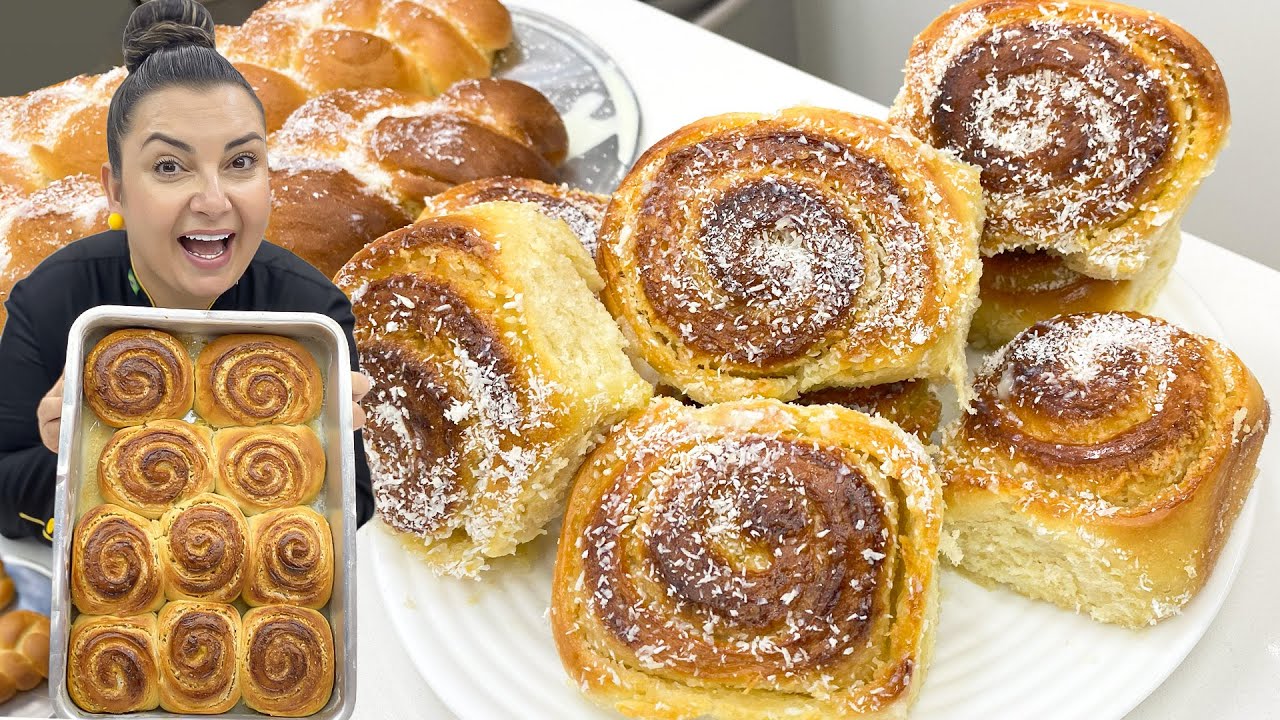 ROSCA HUNGARA QUE DESFIA -  AULA COMPLETA SIMPLIFICADA PÃO DOCE CASEIRO DELICIOSO