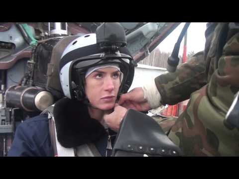 Pauline Nordin Stratosphere flight in the MiG-29