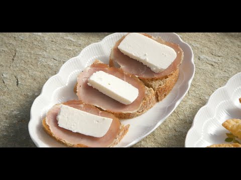 Traditionell lufttorkad salami från Lefkas & Louza Tinou, traditionell produkt