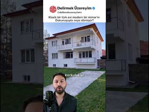 Klasik bir Türk evi mimar dokunuşuyla neye dönüşür? #mimar #evtasarımı #shorts
