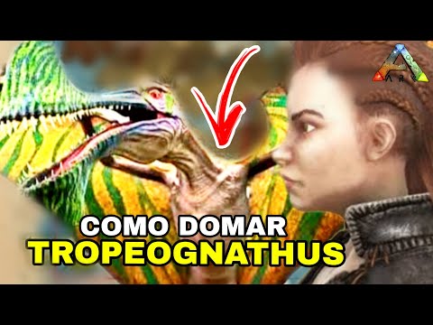 Como Domar O Tropeognathus   Ark Survival Evolved  Crystal isles