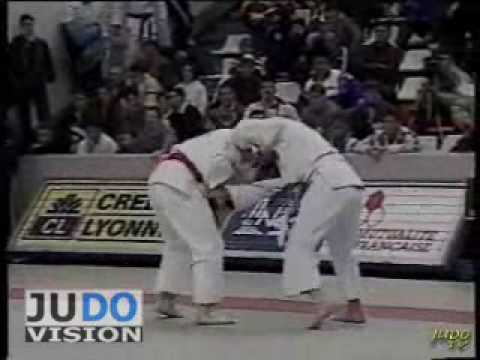 JUDO 1996 Tournois de Paris: Frederic Demontfaucon (FRA) - Daniel Lascau (GER)