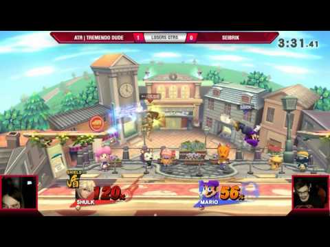 VS Weekly 6/1/17 - Losers Qtrs - Tremendo Dude (Shulk) vs Seibrik (Mario) - Smash 4