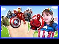 Five Finger Family Marvel Super Hero Song Nursery Rhymes Kids Song 다니 마블 슈퍼히어로 핑