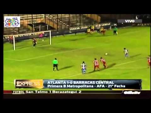 ATLANTA 1 - Barracas Central 0