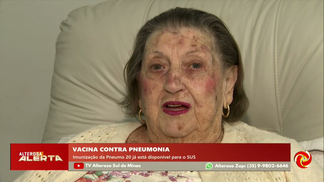 Vacina Pneumo 20 disponível para idosos acima de 85 anos