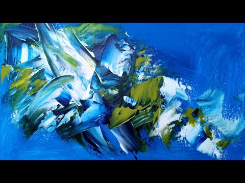 Acryl malen ganz einfach - aus dem Bauch heraus, für Anfänger - Easy Acrylicpainting for Beginners