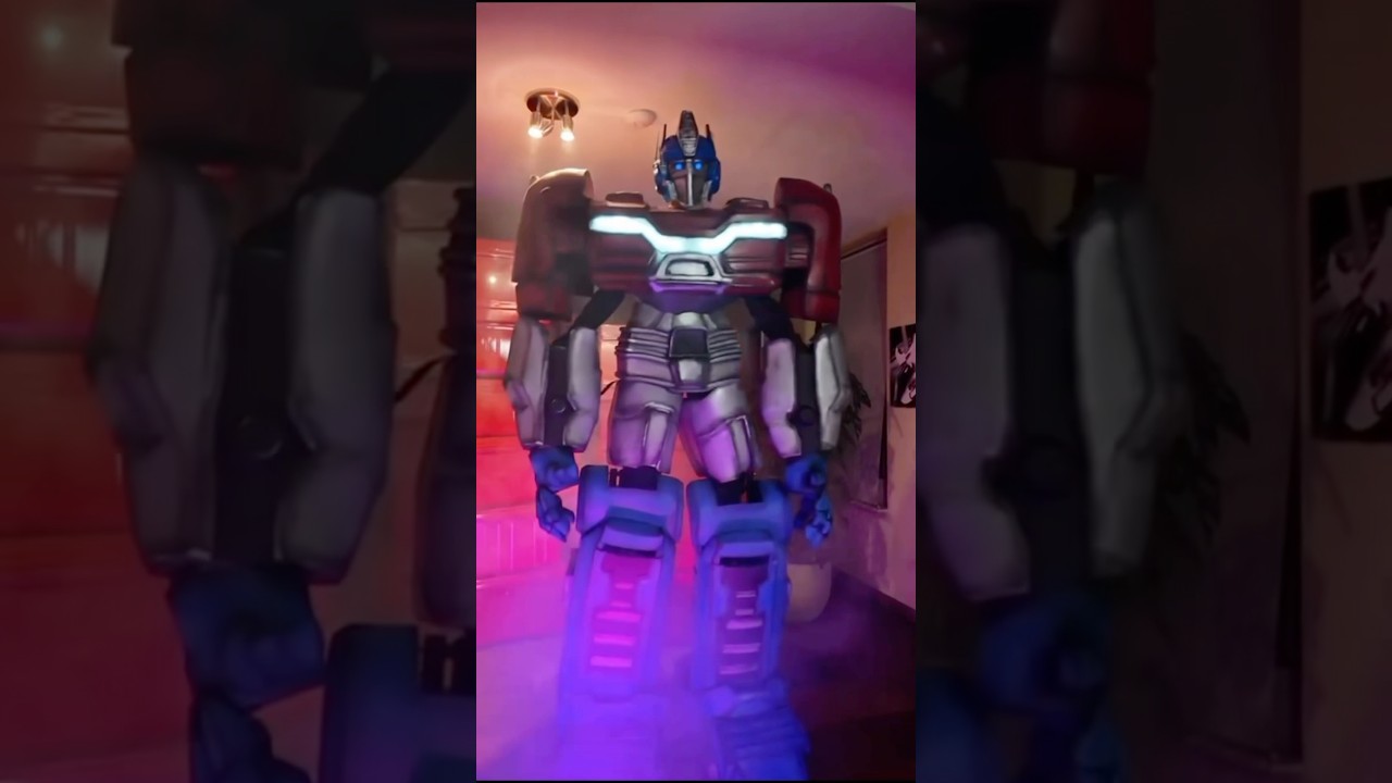 She built The Most REALISTIC Optimus Prime Transformers Costume | 3D PRINTING + EVA FOAM