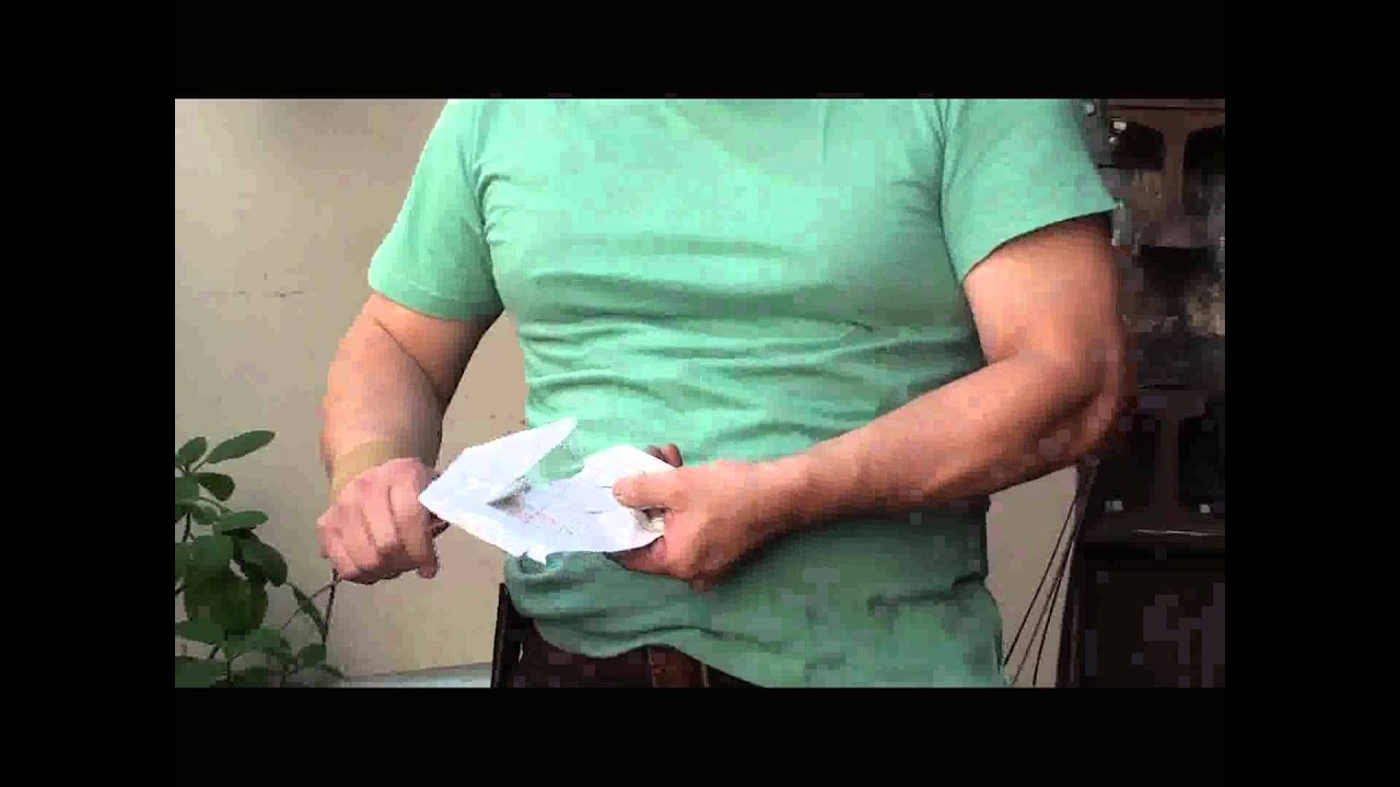 Teste de corte e dobra