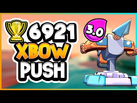 🏆6921 Top 4000 Ladder Push with 3.0 Xbow Cycle — Clash Royale