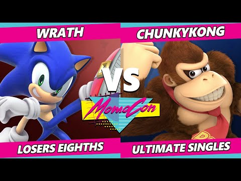 MomoCon 2023 Top 8 - Wrath (Sonic) Vs. ChunkyKong (Donkey Kong) Smash Ultimate - SSBU