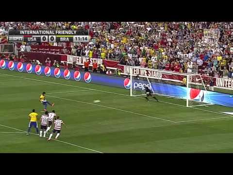 MNT vs. Brazil: Neymar Goal - May 30, 2012
