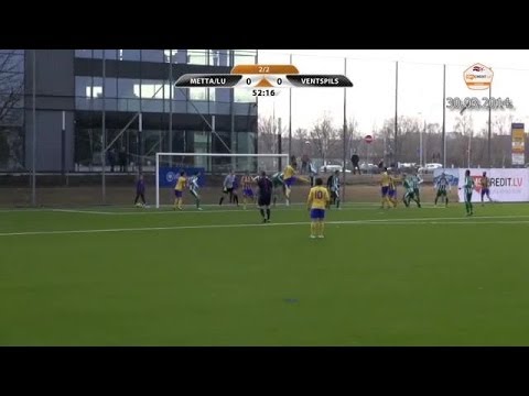 30.03.14 Kaspars Dubra scores goal vs Metta/LU_(video sportacentrs.com)