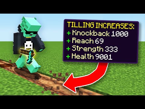 Minecraft Manhunt, But TILLING INCREASES My EVERYTHING!