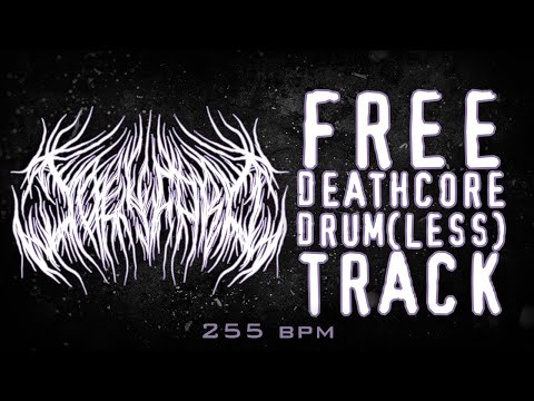 🥁FREE SLAMMING DEATHCORE DRUM TRACK 255 BPM🥁 #DrumTrack #FreeDrumTrack