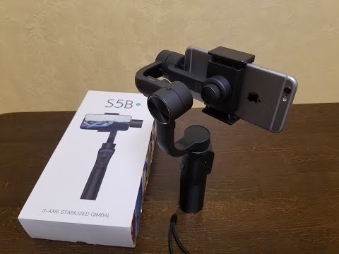 ОБЗОР Gimbal ZWN S5B 3-х осевой стабилизатор Для iPhone Samsung