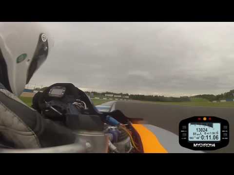 Donington Park GP Race June 2017 Sam Moss #31 125 Open Superkart