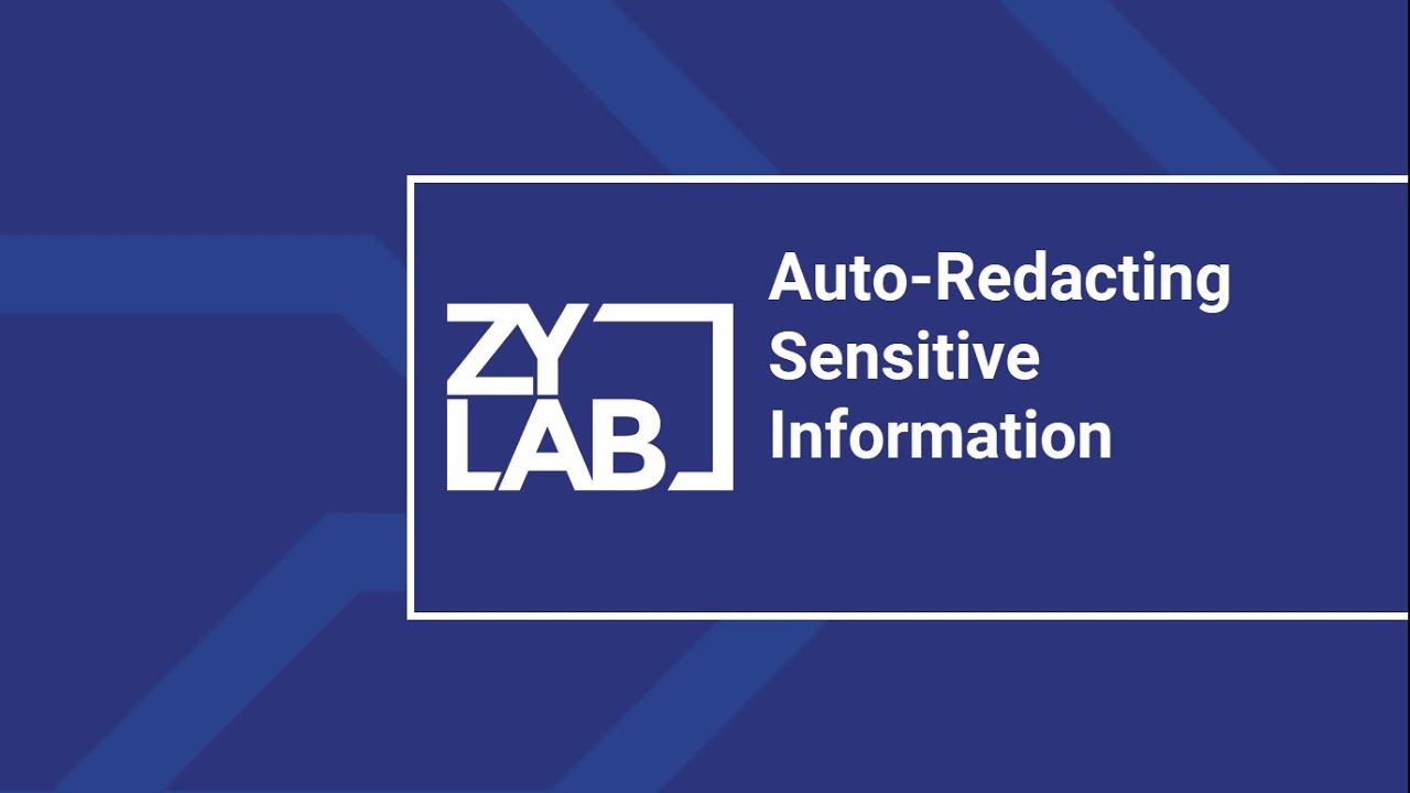 Automatically Redacting Sensitive Information