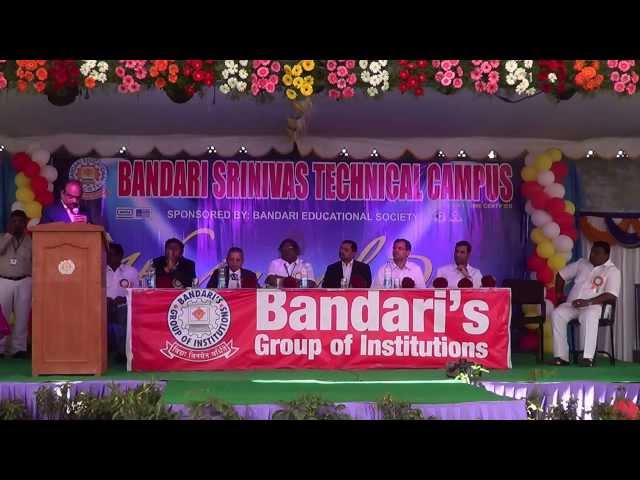 Bandari Srinivas Institute of Technology видео №1