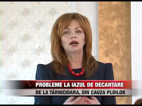 Probleme la iazul de decantare de la Tărnicioara, din cauza ploilor