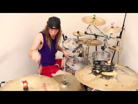 Drum Freestyle Mash-Up 25 - Triple Strokes, 5/4 & 4/3 Polyrhythms, Metric Modulation