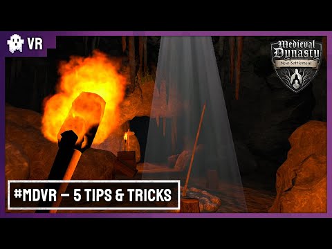 Medieval Dynasty New Settlement - 5 Tips & Tricks - Meta Quest 2, 3 & PRO - VR