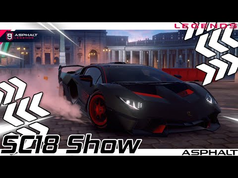 Lamborghini Sc18 Asphalt 9: Showcase (Funny Moments)