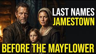 THESE LAST NAMES ARRIVED AT JAMESTOWN BEFORE THE MAYFLOWER — IS YOURS ONE OF THEM