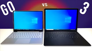 Microsoft Surface Laptop 3 vs Laptop Go Comparison