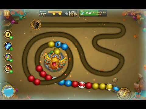 Jungle Marble Blast Level 137