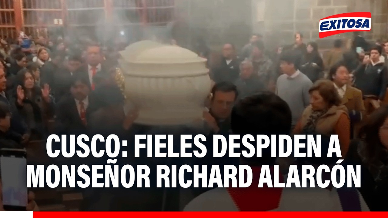 🔴🔵 Fieles despiden a monseñor Richard Alarcón en la Catedral a dos semanas de la llegada de León XIV