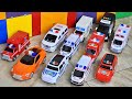Bermain Banyak Sekali Mobil Ambulance Ambulans Polisi Ambulan Pemadam Kebakaran Mobil Basarnas