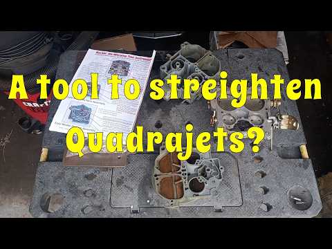 Unwarp a Quadrajet and prevent future warping