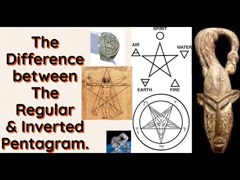 The Difference between The Regular & Inverted Pentagram.