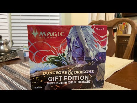 Live Unboxing: Magic The Gathering Adventures in the Forgotten Realms!