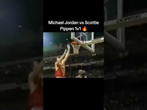 Michael Jordan vs Scottie Pippen 1v1 footage 😮