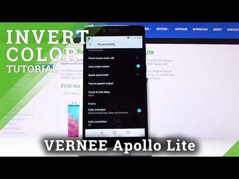 How to Invert Colors in Vernee Apollo Lite – Color Inversion