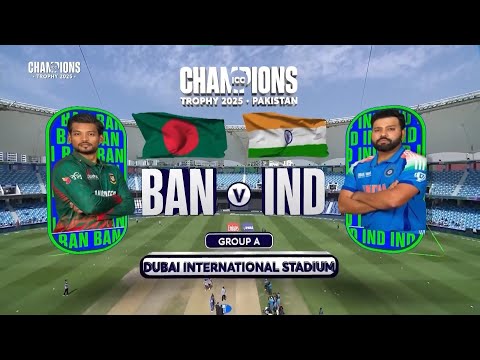 Full Highlights   India vs Bangladesh   2nd Match   ICC Champion Trophy 2025 Pakistan