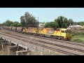 AURIZONS 5021 5023 ON A EMPTY COAL TRAIN THROUGH EAST MAITLAND 20140116