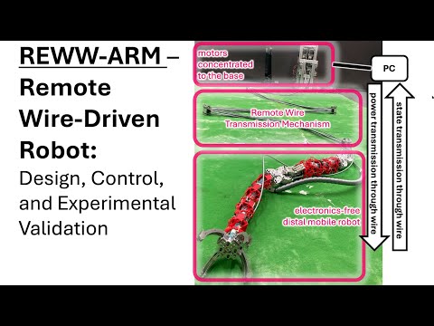 REWW-ARM - Remote Wire-Driven Mobile Robot: Design, Control, and Experimental Validation