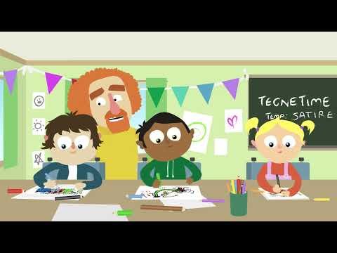 Fremtidens Karikaturtegnere Går Over Streken