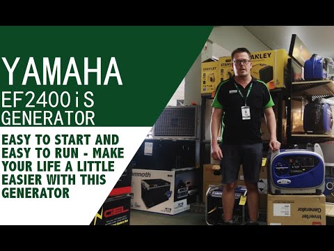 Yamaha EF2400iS Inverter Generator Demo & Features 2.4kVA Review