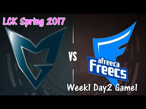 SSG vs AFS G1 Week 1 Day 2 - Samsung Galaxy vs Afreeca Freecs Game 1 LoL eSports lck Spring 2017