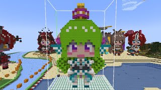 Finana Ryugu of NIJISANJI EN make in Minecraft フィナーナ竜宮