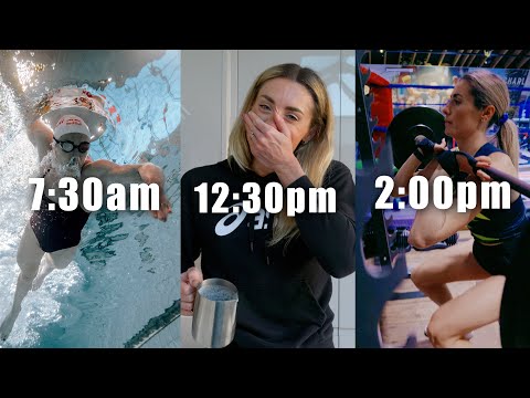 Full Training Day as a Pro Triathlete