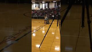 Chappell Roan singing Die Young at Willard Middle School 12/21/17