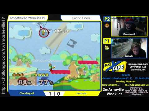 SW19 Grand Finals - Cloudsquall (Fox) vs tenbutts (Peach)